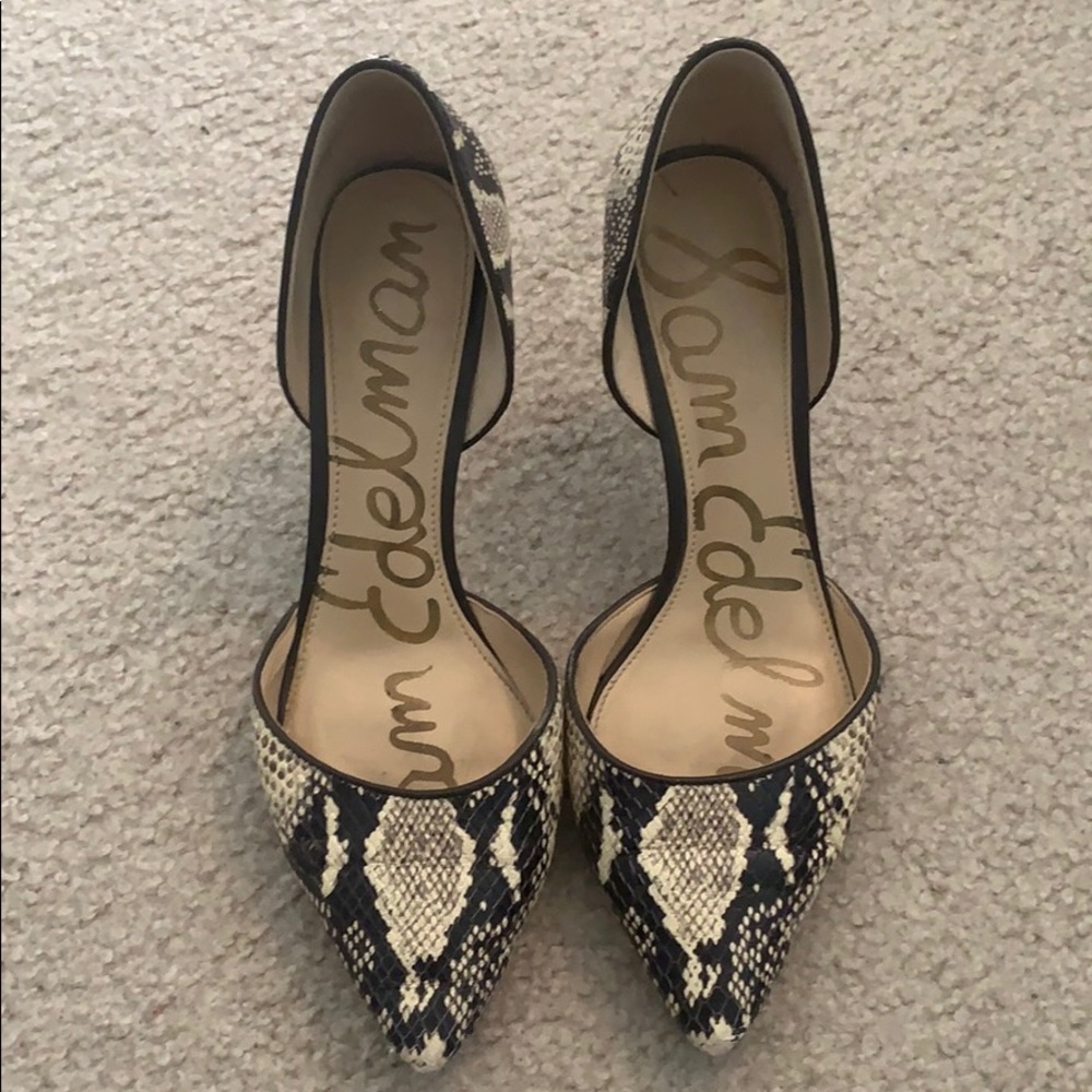 2 for 20 🎉 Sam edelman Snake Print Pump